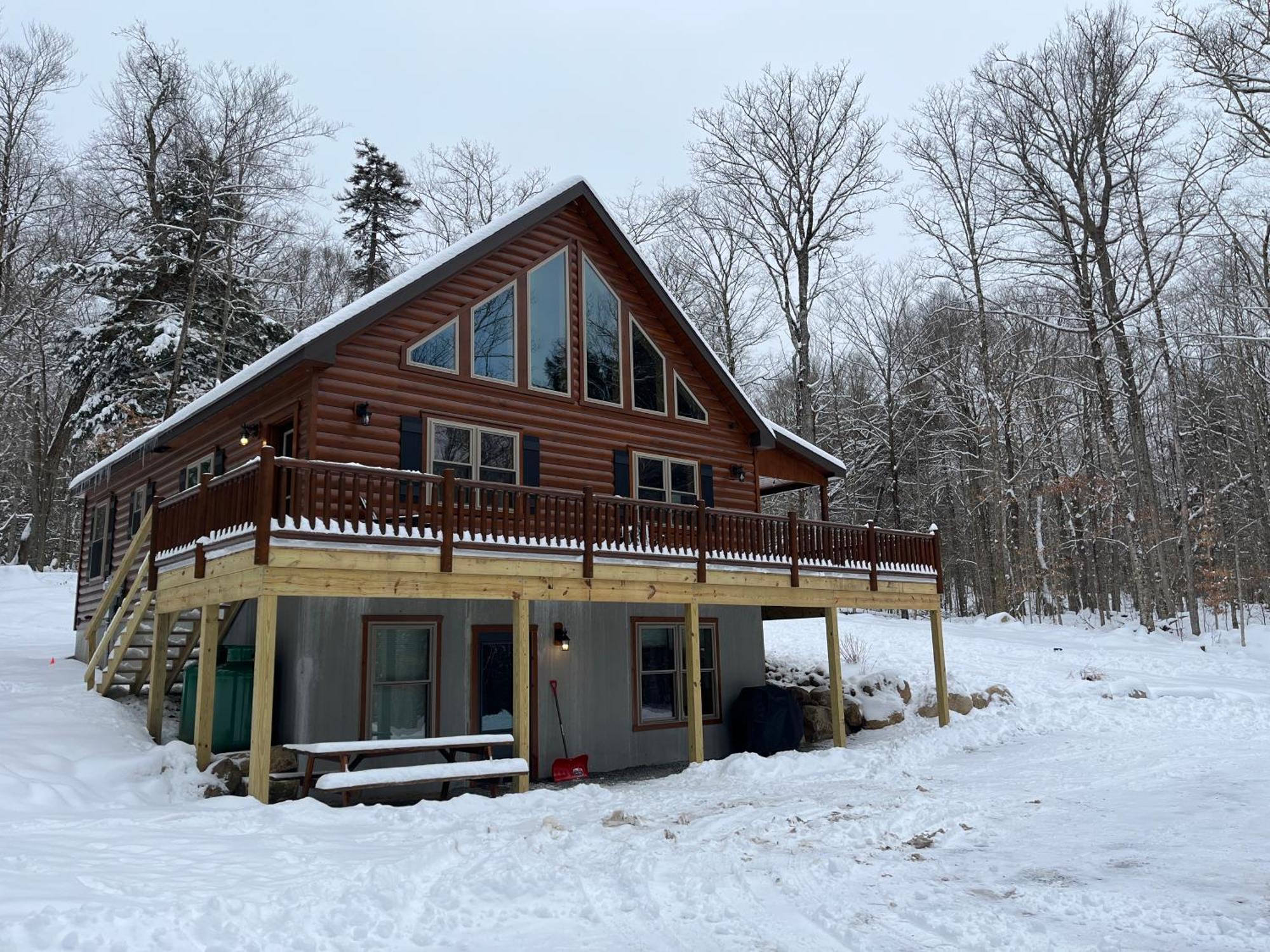 Blissful Bear Villa Old Forge Bagian luar foto